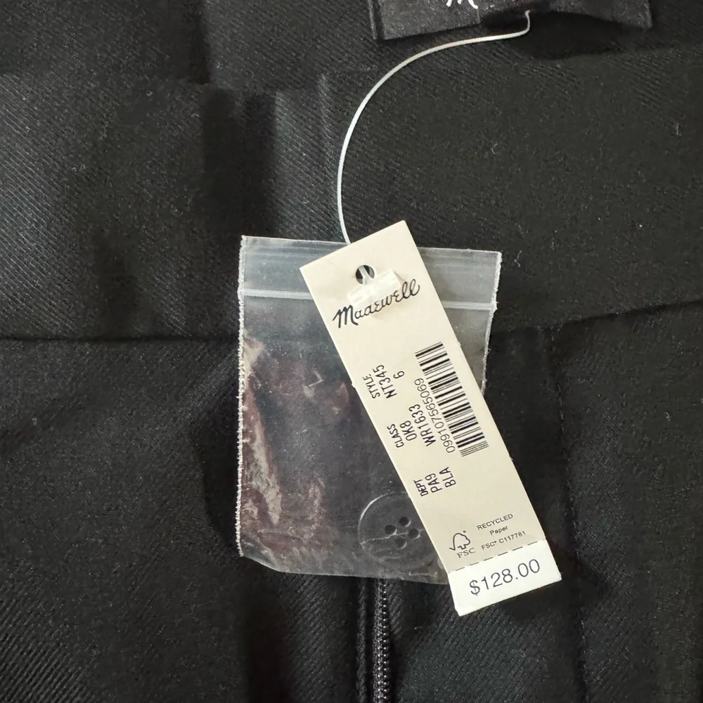 Madewell The Harlow Superwide-Leg Trouser in Brushed Twill - Picture 5 of 7